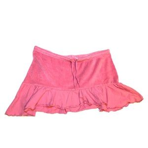 Y2k pink terry cloth charlotte russe miniskirt